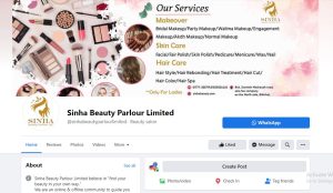 Sinha Beauty Parlour Limited